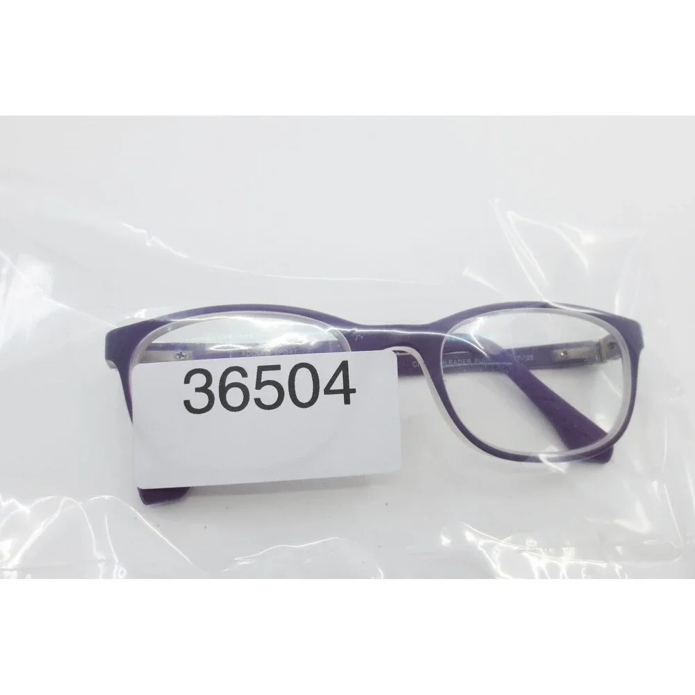 Adolfo Sport Cheerleader Purple Clear Eyeglass Frames 46-17-125 Rectangular